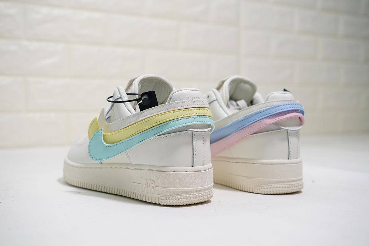 nike air force 1 swoosh pack cream