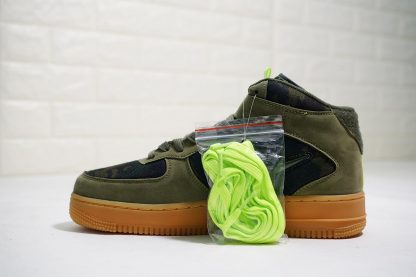 Air Force 1 Mid Jewel Camo France Olive Gum volt