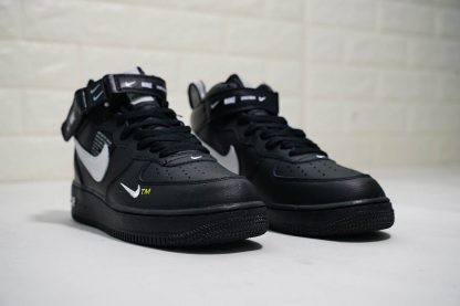 Black Nike Air Force 1 Mid 07 L.V.8 Utility Pack toe