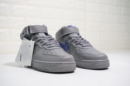 Buy Nike Air Force 1 Mid Dust Grey Deep Royal