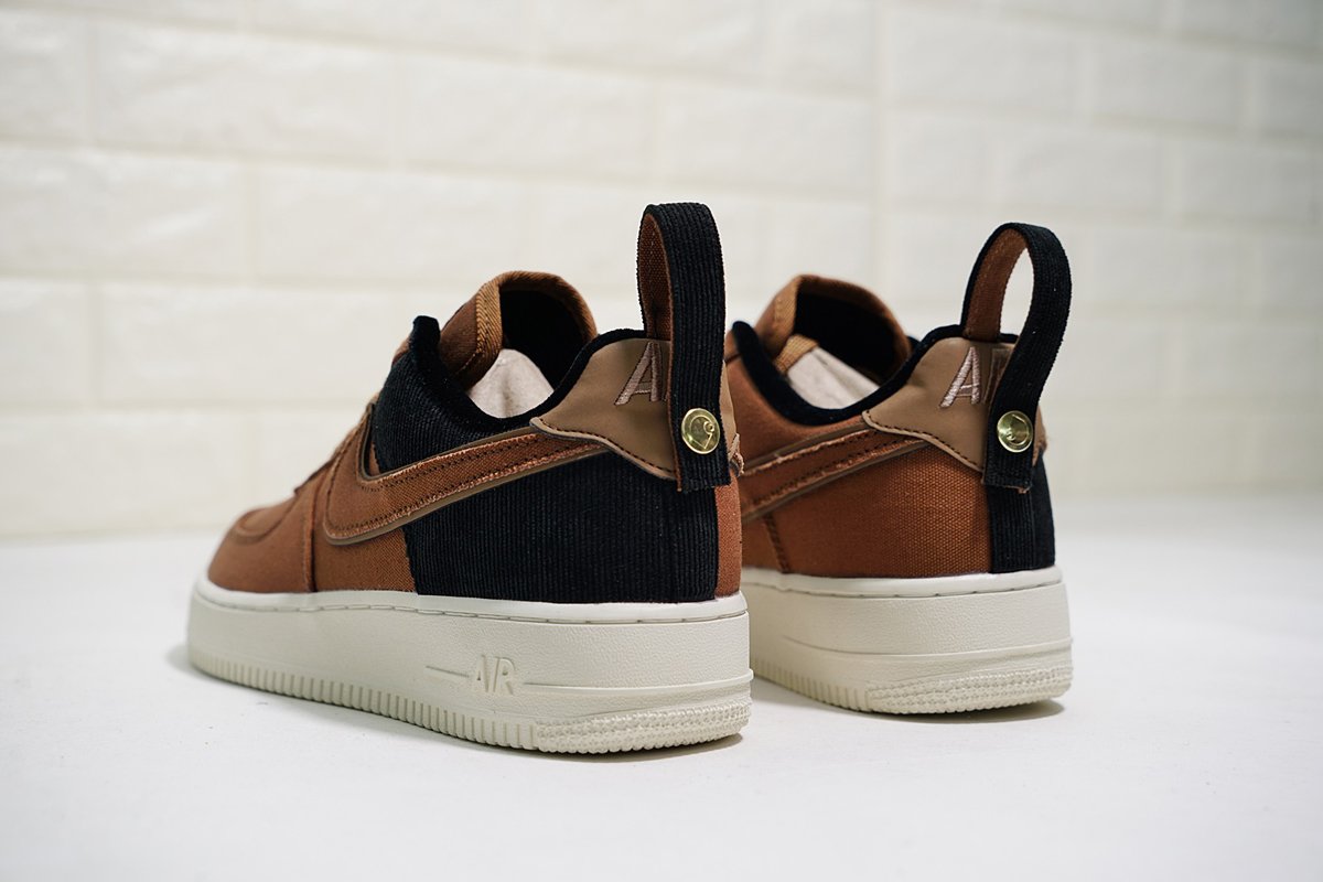 2018 Carhartt WIP x Nike Air Force 1 Low Ale Brown Canvas