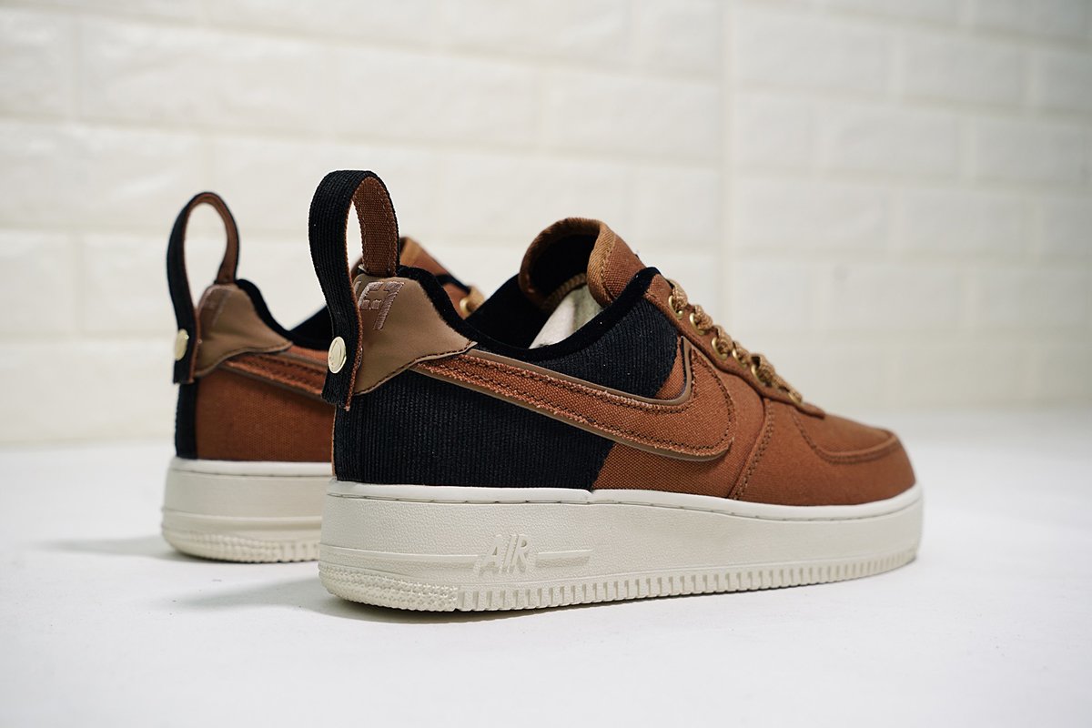 2018 Carhartt WIP x Nike Air Force 1 Low Ale Brown Canvas