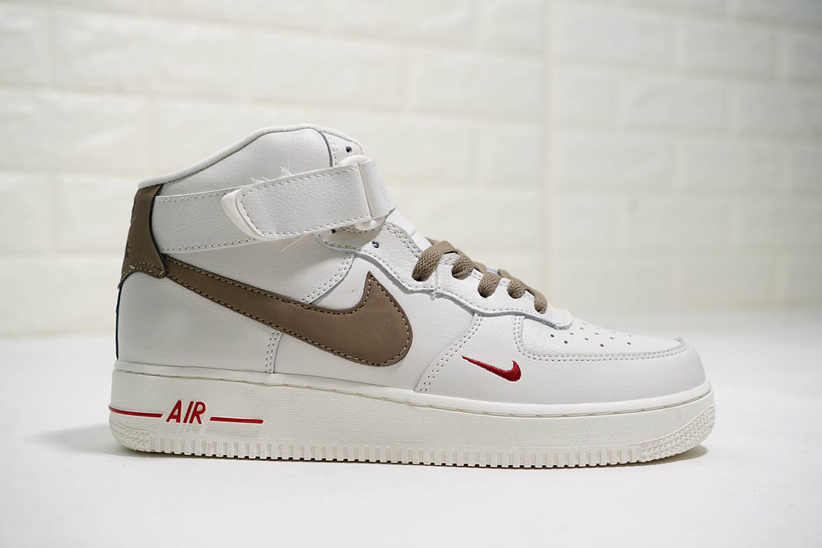 nike air force 1 white brown