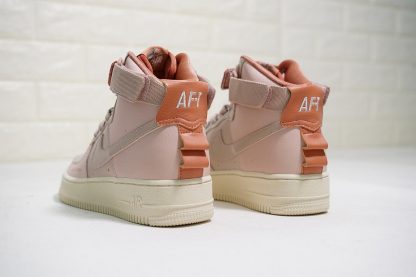 Nike Air Force 1 High Utility Soft pink Rose gold heel
