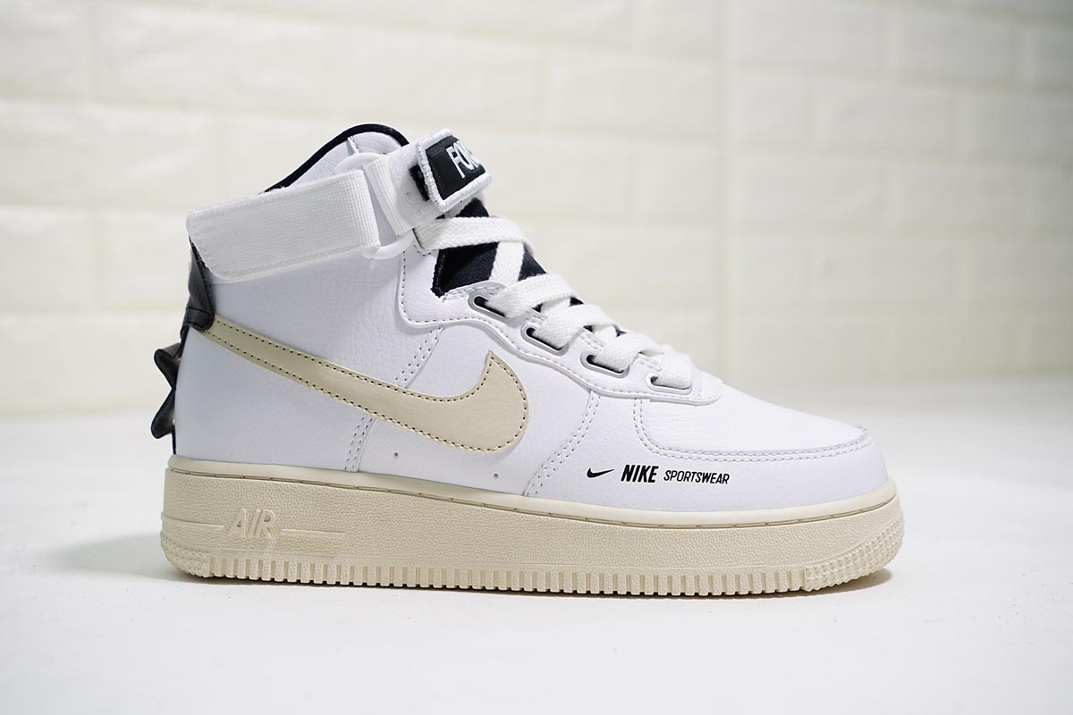 Women Nike Air Force 1 High Utility White/Light Cream