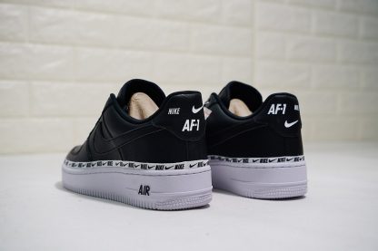 Nike Air Force 1 Low Ribbon Pack In Black heel