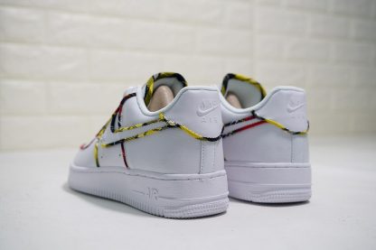 Nike Air Force 1 Low Tartan White heel