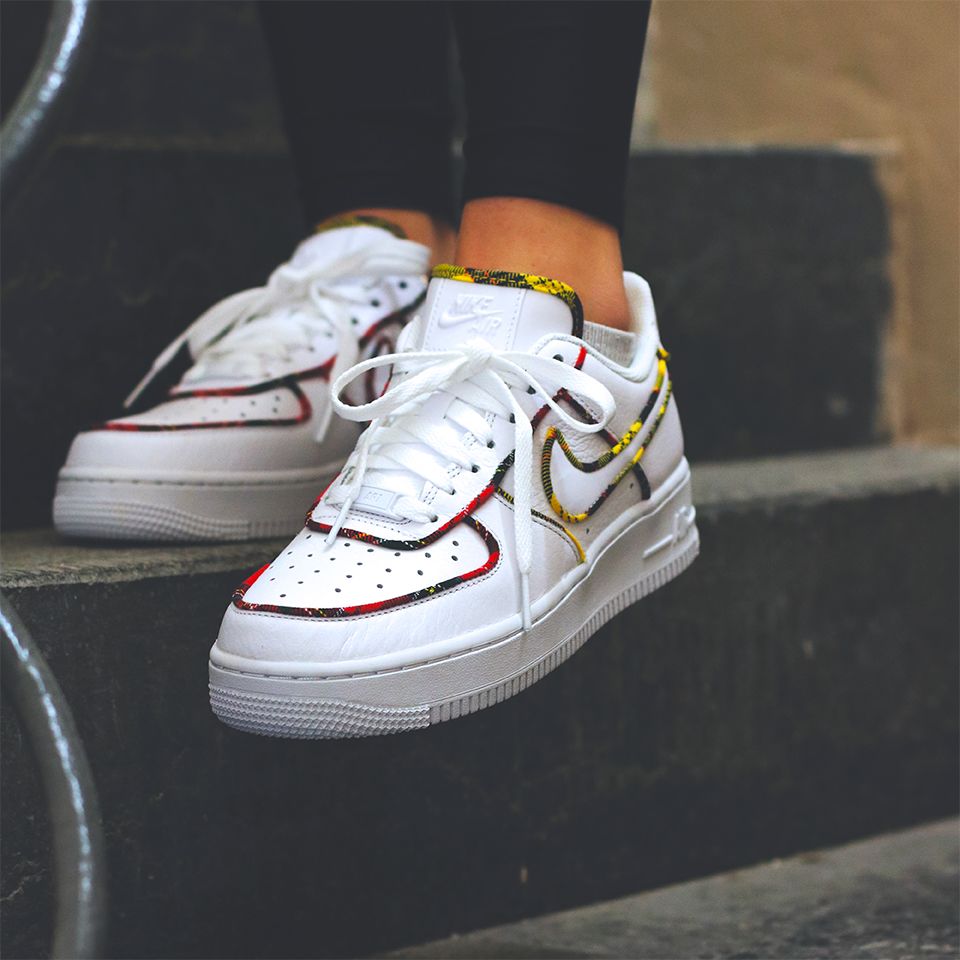 nike air force 1 low tartan women's shoe