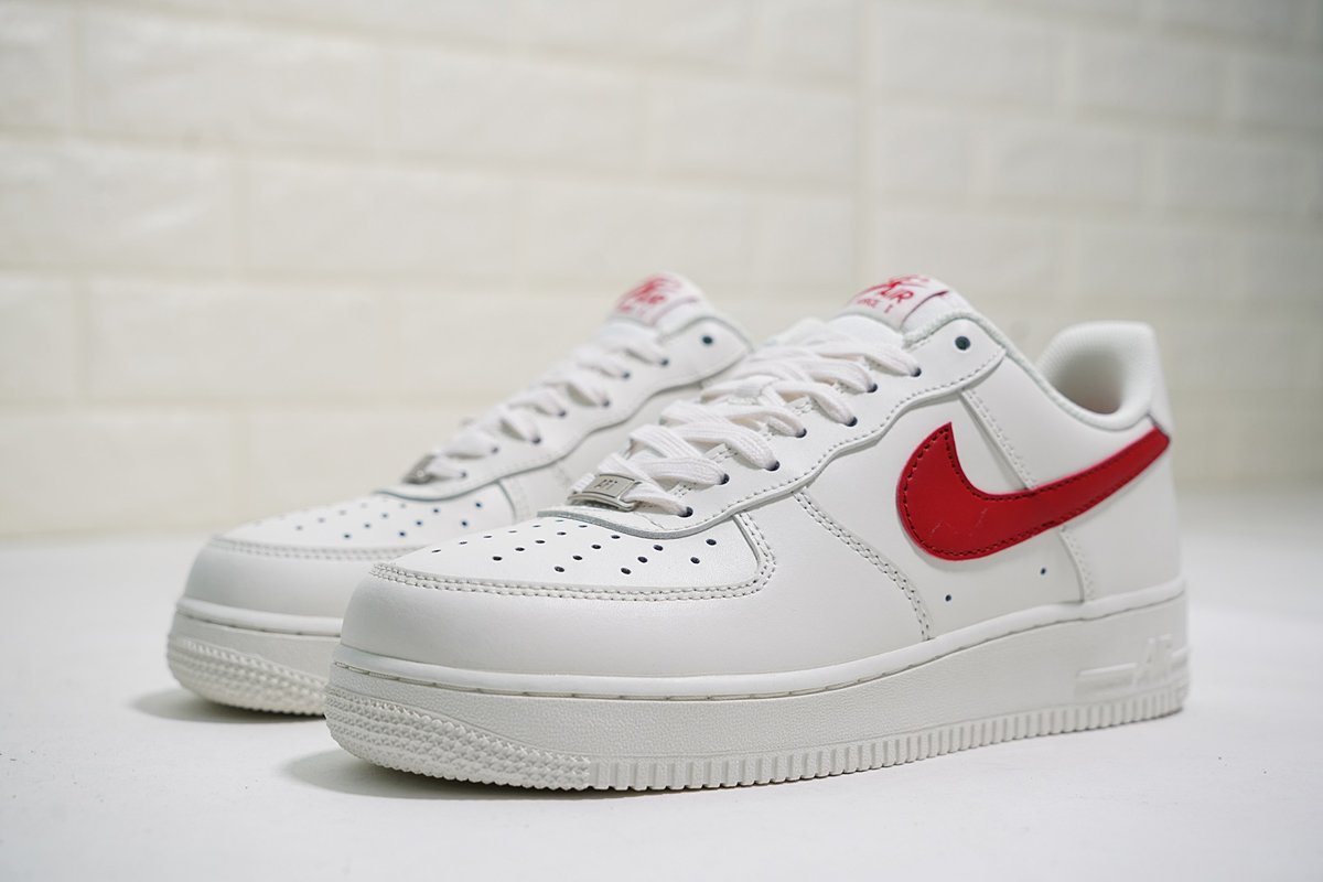 Mens Women Nike Air Force 1 Low White/University Red