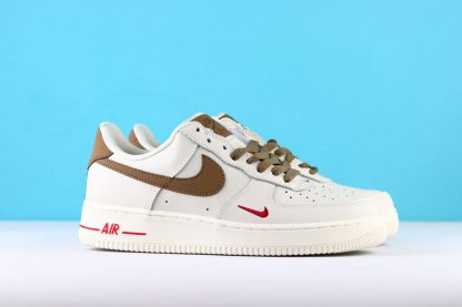 Nike Air Force 1 White Ale Brown red