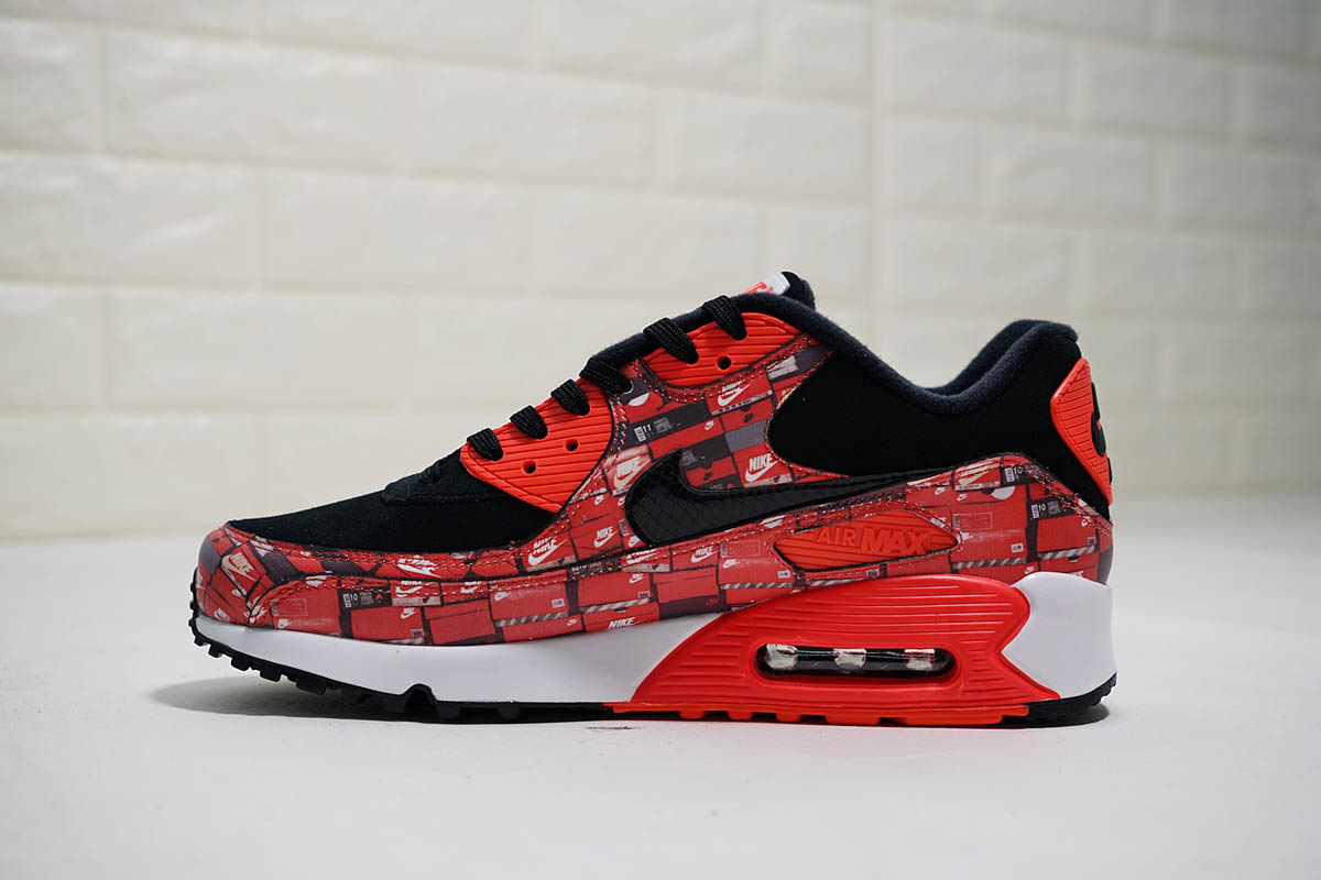 Nike Air Max 90 Print “We Love Nike” Bright Crimson