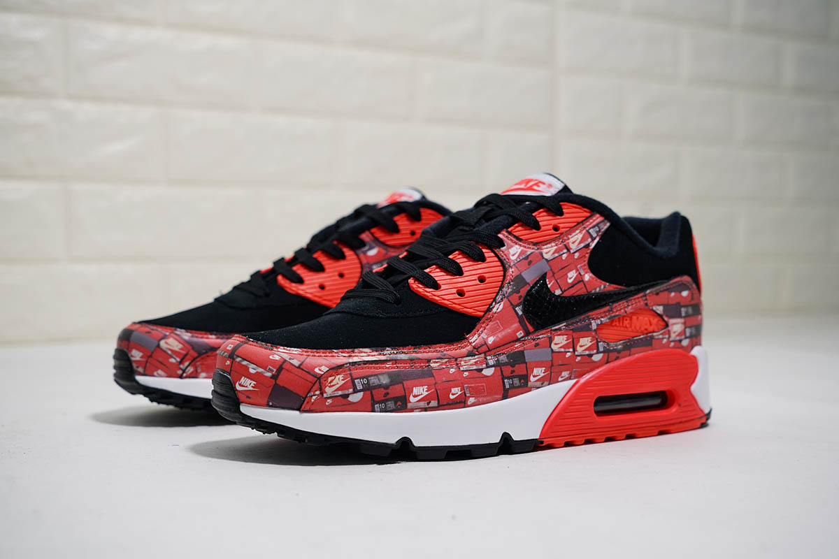 Nike Air Max 90 Print “We Love Nike” Bright Crimson