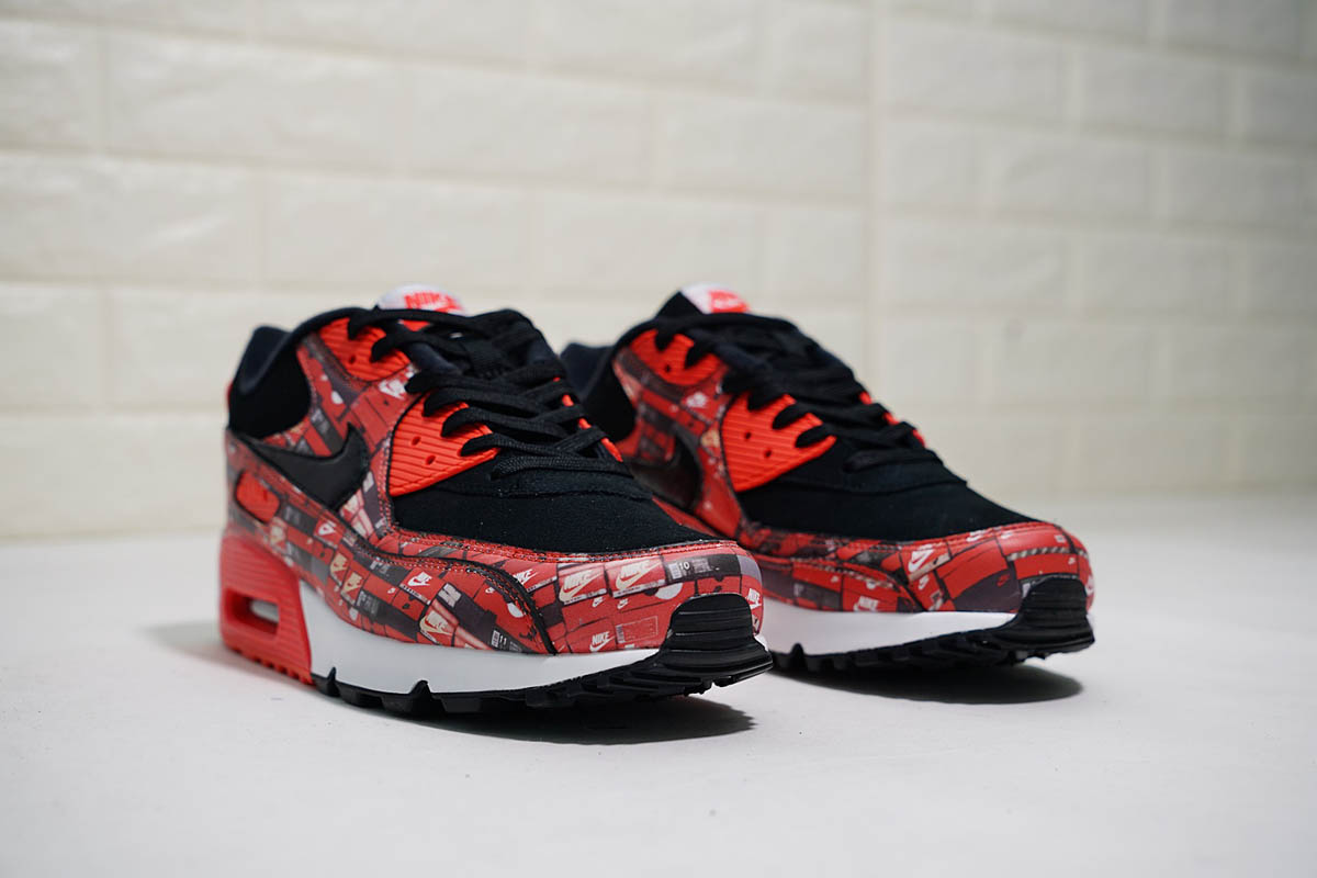 Nike Air Max 90 Print “We Love Nike” Bright Crimson