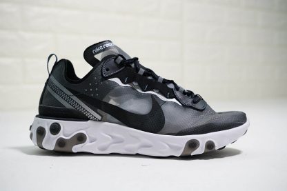 Nike React Element 87 Anthracite Black-White