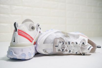 Nike React Element 87 Sail Light Bone red