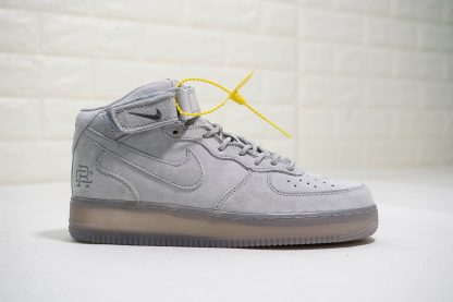 Reigning Champ x Nike Air Force 1 Mid 07 All Grey Suede