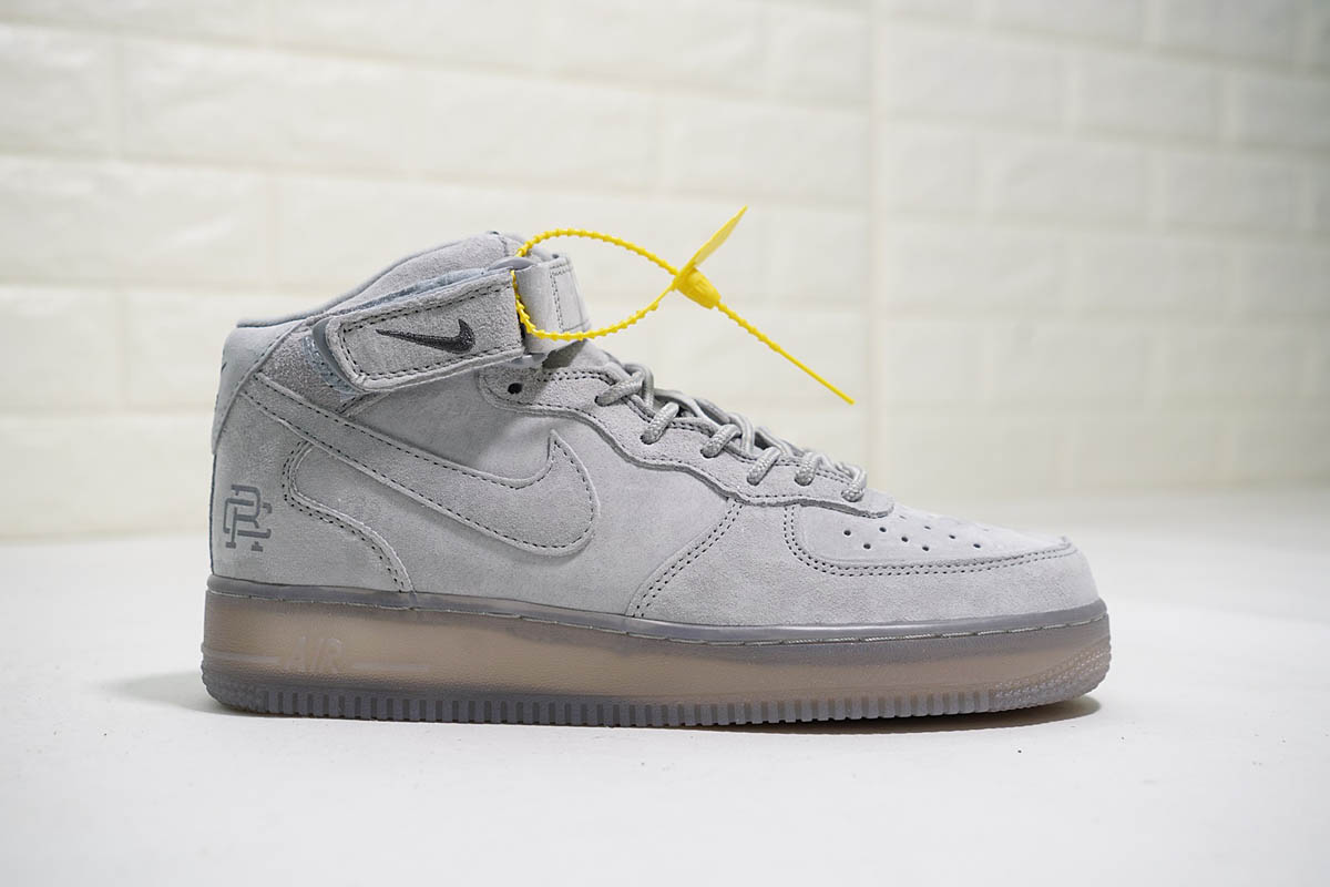 nike air force 1 mid gray