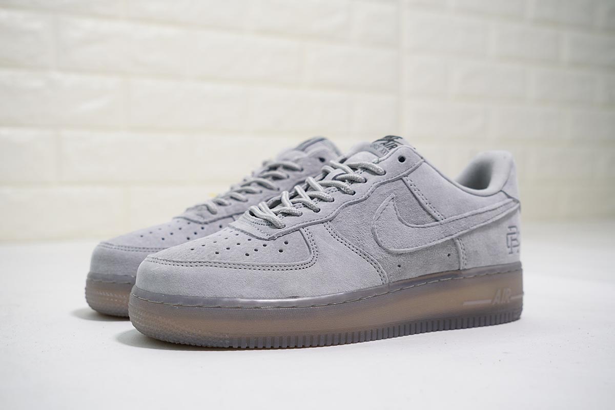 nike air force one grey suede