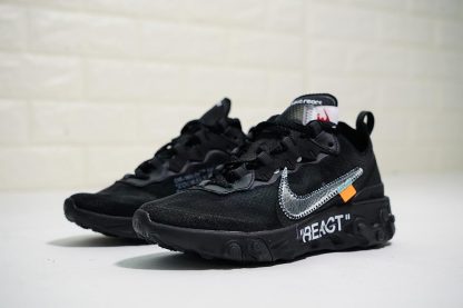 Virgil Abloh Off-White React Element 87 Black shoes