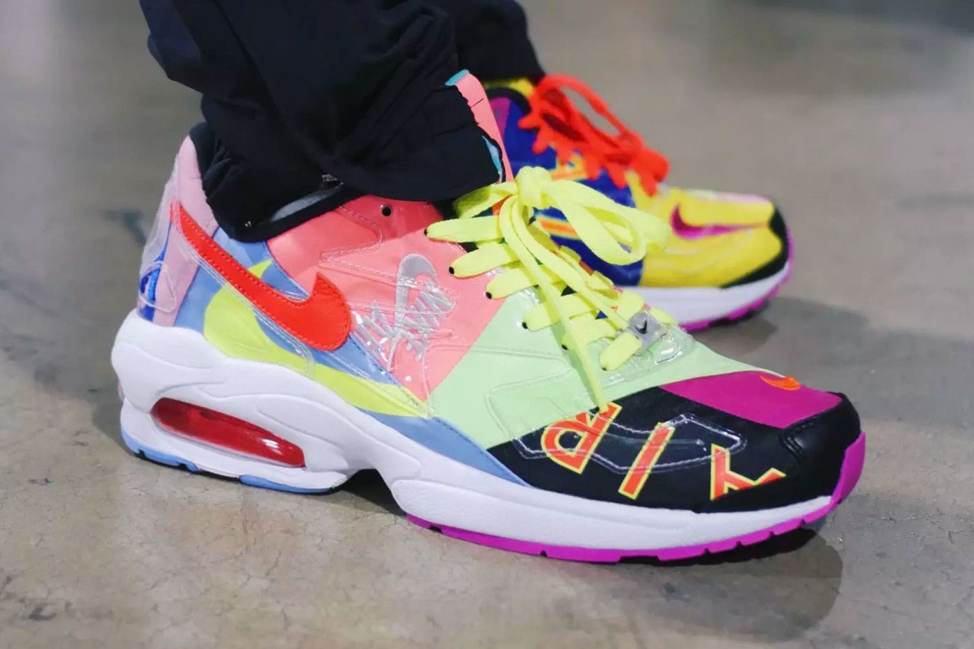 atmos x Nike Air Max2 Light Release on feet