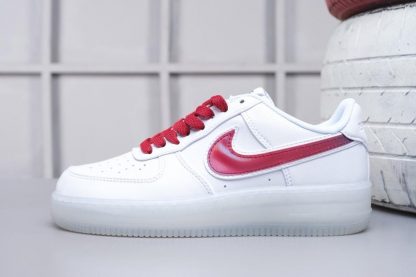 Nike Air Force 1 Low Red Swoosh Gradient Transparent