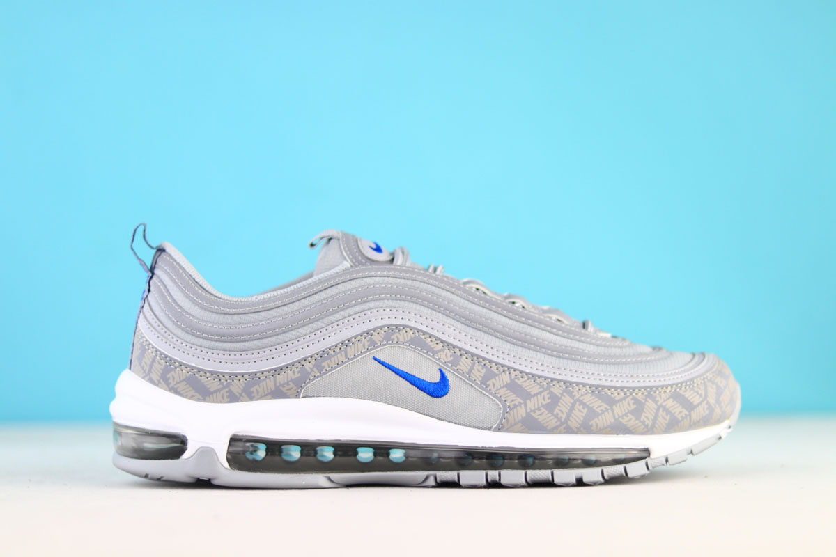 blue and grey air max 97