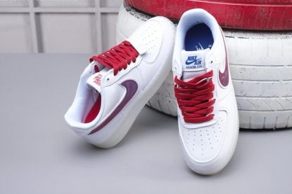 new Nike Air Force 1 Low Red Swoosh Gradient Transparent