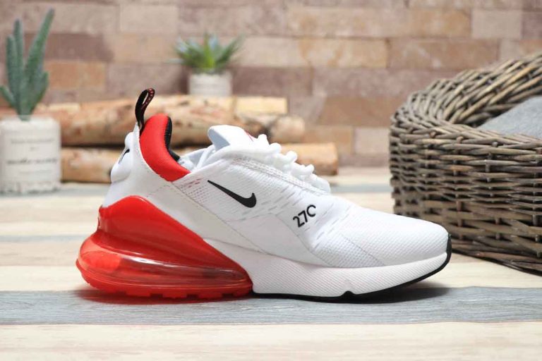 nike 270 white university red