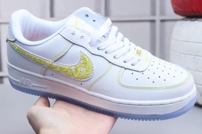 Nike Air Force 1 The Dirty White Gold on hand