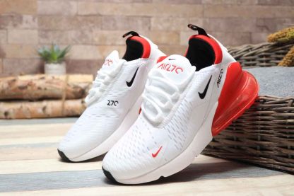 Mens Nike Air Max 270 'White/University Red' Chicago Bulls