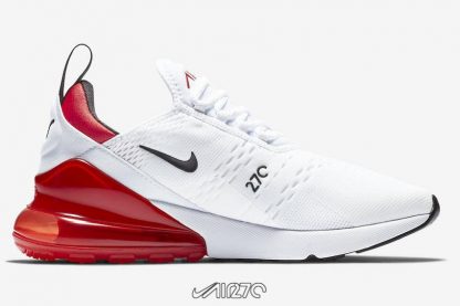 Women Nike Air Max 270 White University Red 270