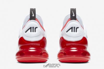 Women Nike Air Max 270 White University Red back