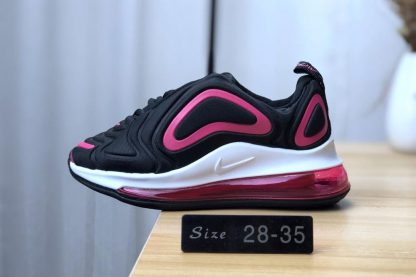 boy girls Nike Air Max 720 Black Pink Kids