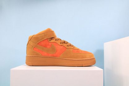 Air Force 1 Mid 07 Orange Midsole Logo