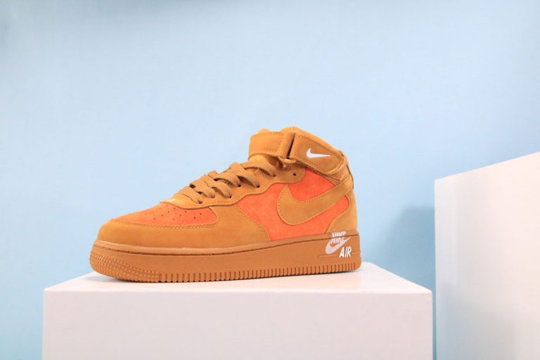 nike air force orange logo