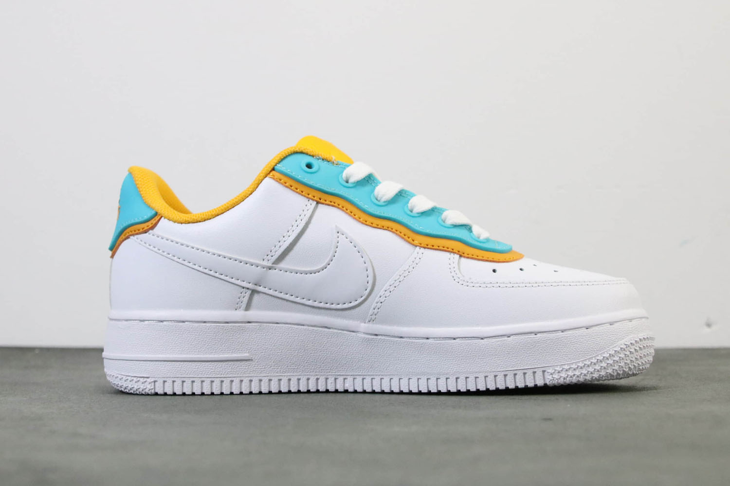 nike air force 1 low blue and yellow