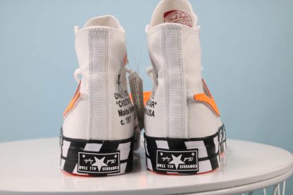 Off White x Converse Chuck Taylor 70 Big Swoosh back heel