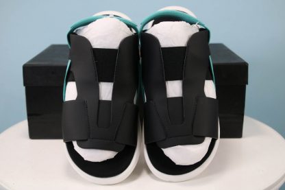 Y-3 Yohji Yamamoto X Adidas Sandal Black Green upper