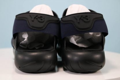 Y-3 Yohji Yamamoto X Adidas slide Sandal Black Blue heel