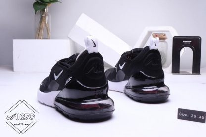 2019 Summer Nike Air Max 270 Black White heel