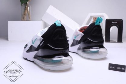 2019 Summer Nike Air Max 270 White Black-Blue heel