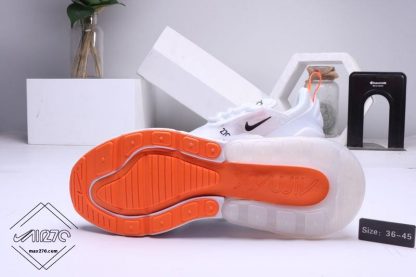 2019 Summer Nike Air Max 270 White Orange Sole