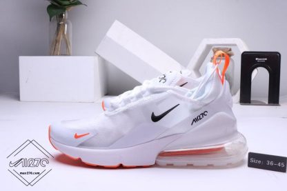 2019 Summer Nike Air Max 270 White Orange double swoosh