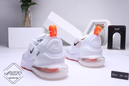 2019 Summer Nike Air Max 270 White Orange heel