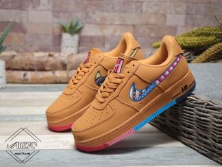 Nike Air force 1 Low Wheat with Parra swoosh