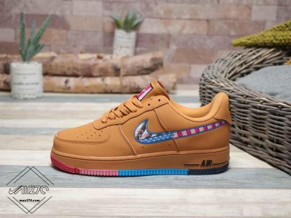 Nike Air force 1 Low Wheat with Parra swoosh for sale