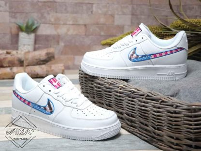Parra Swoosh Nike Air Force 1 Low in White shoes