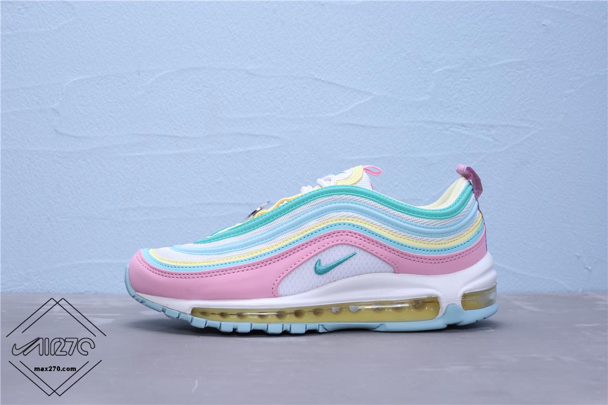 New Women Nike Air Max 97 Pink-Blue 