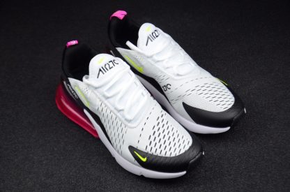 Air Max 270 White Black Volt Fuchsia AH8050-109