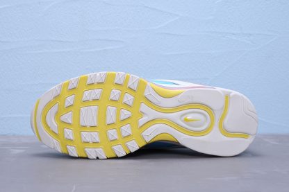 Air Max 97 White-BlueYellow GS Shoes sole